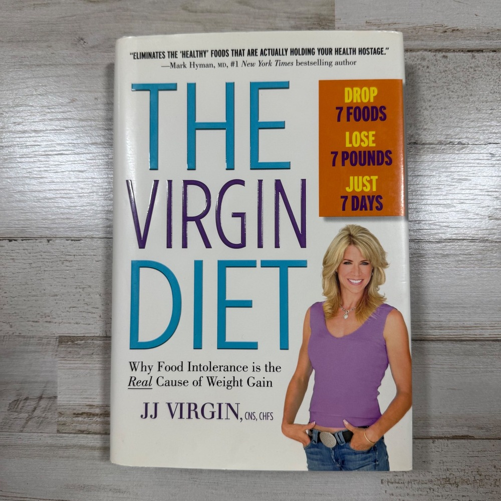 The Virgin Diet JJ Virgin Hardcover Food Intolerance Weight Loss Health Book